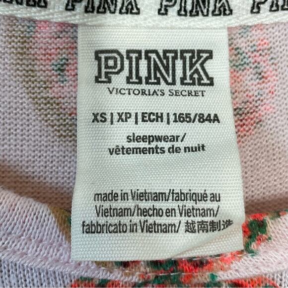 Victoria’s Secret Pink Cozy Sleep long sleeve Sprinkle Donut print pajama top XS - Picture 5 of 6